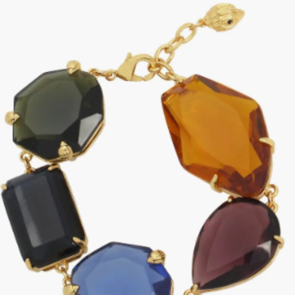 2 Piece KURT GEIGER LONDON Crystal Stone Necklace & Bracelet - Picture 11 of 13
